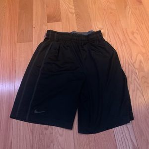 black nike shorts